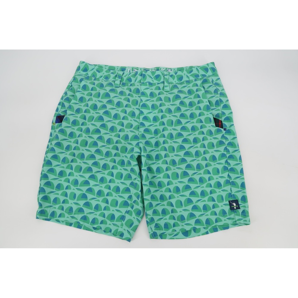 William Murray Water Hazard Golf Shorts Mens 34 Building Bridges Performance